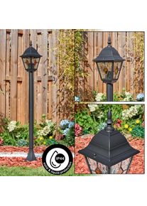 hofstein Naofe path light black, 1-light source