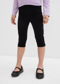 bonprix Leggings capri de mezcla de algodón orgánico elástico (2 unidades), negro, 104/110