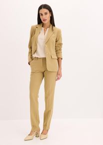 bonprix Femei Costum cu pantaloni (set/2 piese), maro, 50