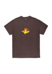 Krooked Fire Bird T-Shirt dark chocolate men XL