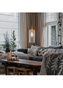Qazqa Art Deco lógólámpa arany üveggel - Laura
