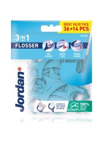 Jordan Flosser 3in1 dental floss 50 pc
