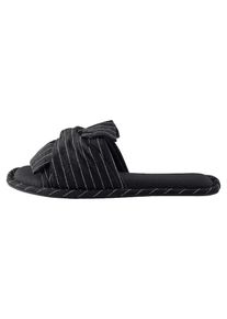 next Hausschuh Damen schwarz / weiß Größe 41/42