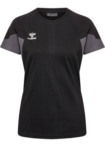 Hummel Dames Functioneel shirt 'Travel' grijs / zwart / wit XXL