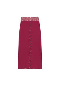 Scalpers Shell Knit Skirt ' ' Damen lila Größe 36 Kariert