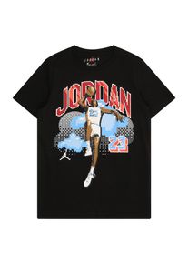 Jordan Shirt 'CUSTOMIZED AIR DIGI' lichtblauw / bruin / zwart / wit 140
