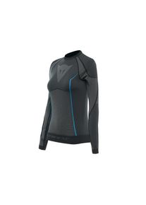 Dainese Dry LS bielizna funkcjonalna koszulka z długim rękawem damska (czarny / niebieski).