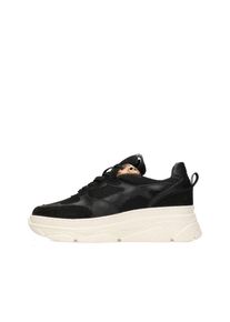PS Poelman Dames Sneakers laag 'Jana' goud / zwart 36