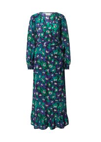 Fabienne Chapot Dames Jurk 'Natalia' beige / groen / donkerlila / zwart 42