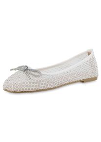 VAN HILL Ballerina 'Alyssa' Damen weiß Größe 36