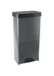 Treteimer Recycle Schwarz/Anthrazit ca. 70l