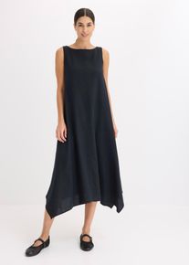 Jurk met bandjes van een fijne viscosemix - zwart - maat 36 - viscose - bonprix