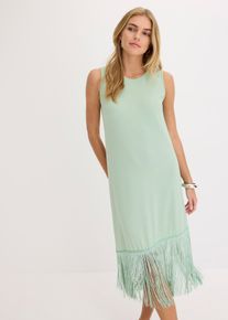 Jersey jurk - groen - maat 40/42 (M) - bonprix