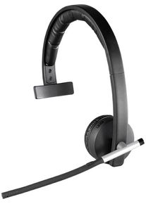 Logitech Mono H820e Computer On Ear Headset Funk kabelgebunden Mikrofon-Stummschaltung schwarz