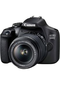 Canon EOS-2000D digitale Spiegelreflexkamera 24,1MP EF-S 18-55 mm IS II Objektiv 3" Display FHD Video WiFi Live View schwarz