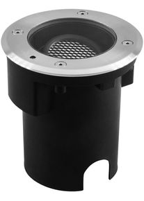 EVN Lichttechnik EVN PENTOLA LED Bodeneinbauleuchte, 7W, 3000K, 350lm, rund, edelstahl (PC67107002H)