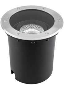 EVN Lichttechnik EVN PENTOLA XL LED Bodeneinbauleuchte, 36W, 3000K, 3226lm, rund, Edelstahl (PC67103602W)