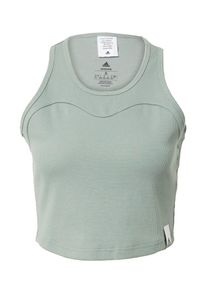 adidas Sportswear Sporttop 'Lounge Rib' Damen grün Größe XXXS/XXS Unifarben