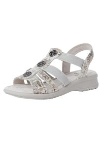 Jana Dames Sandaal brons / lichtgrijs / zwart 36