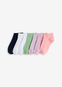 Kurzsocken mit Bio-Baumwolle (7er Pack) - weiß - Größe 39-42 mit Baumwolle- bonprix