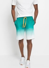 Sweat-Bermuda mit Farbverlauf, blau, Größe 48/50 (M), 100% Baumwolle, bonprix