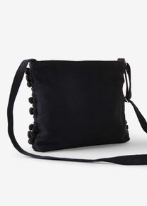Stoffumhängetasche - schwarz - Größe 22x30 cm - Vegan- bonprix