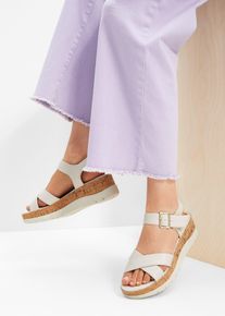 Tamaris Sandalette - beige - Größe 40 - bonprix