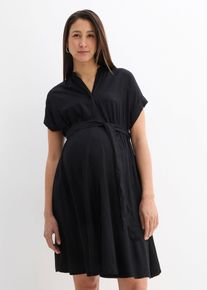 2-in-1 Umstands-Blusenkleid für die Schwangerschaft und danach, schwarz, Größe 32/34 (XS), bonprix