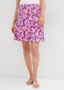 2-in-1 Umstandshosenrock aus Jersey, wei&szlig;, Gr&ouml;&szlig;e 44/46 (L), bonprix