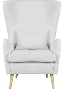 Guido Maria Kretschmer Home & Living Guido Maria Kretschmer Home&Living Fauteuil Sallito, oorfauteuil, TV-stoel voor woonkamer, ook in velours cord fauteuils maat Structuur grijs