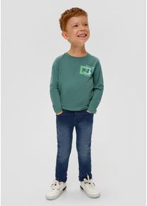 s.Oliver RED LABEL Junior Jogpants met joggstyle jongens jeans maat 92 blauw