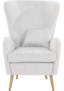 Guido Maria Kretschmer Home & Living Guido Maria Kretschmer Home&Living Fauteuil Sallito, oorfauteuil, TV-stoel voor woonkamer, ook in velours cord fauteuils maat Fijne structuurstof