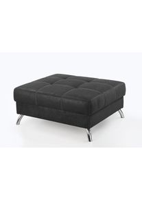 Jockenhöfer Jockenhöfer Gruppe Hocker San Francisco hockers maat Luxe-microvezel grijs