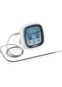 Leifheit Braadthermometer met timerfunctie, digitaal vleesthermometers wit