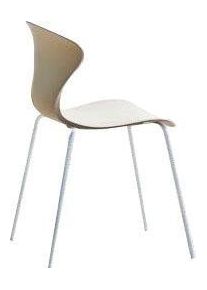OTTO Stoel Riva stapelbaar, in 3 kleuren (set, 4 stuks) gestoffeerde stoelen bruin