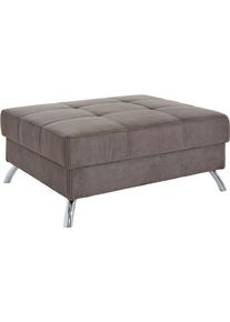 Jockenhöfer Jockenhöfer Gruppe Hocker San Francisco hockers maat Luxe-microvezel ALCATOP grijs
