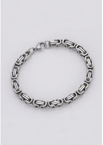 Firetti Edelstalen armband Sieraad cadeau koningsketting schakeling, 6,7 mm heren armbanden maat 21 zilver