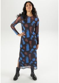 Aniston CASUAL Maxi-jurk met kleurharmonische, grafische print (Met jersey onderjurk) dames maxi-jurken maat 36 multicolor