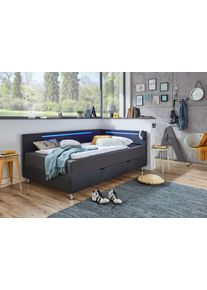 Meise Möbel meise.möbel Bed Laser met led-verlichting, incl. matras en bedlade , slaapbanken, 90 cm x 200 cm