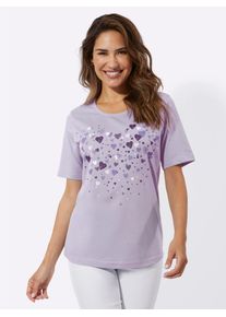 Classic Basics Shirt met korte mouwen (1-delig) dames t-shirts maat 38 paars