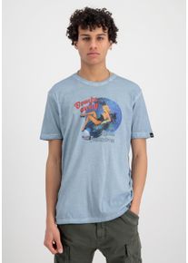 Alpha Industries T-shirt Alpha Industries Men - T-Shirts Nose Art T-Shirt heren t-shirts maat S grijs