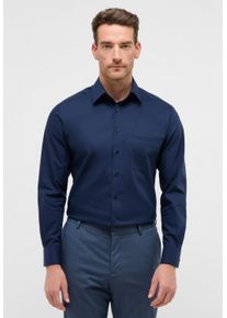 Eterna Overhemd met lange mouwen MODERN FIT NON IRON (strijkvrij) heren overhemden maat 41 blauw