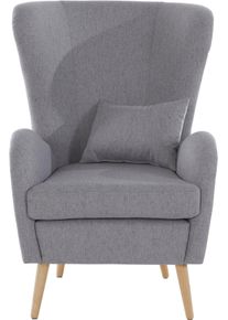 Guido Maria Kretschmer Home & Living Guido Maria Kretschmer Home&Living Fauteuil Sallito, oorfauteuil, TV-stoel voor woonkamer, ook in velours cord fauteuils maat Fijne structuurstof