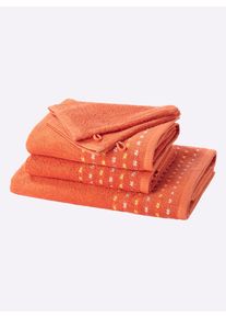 wäschepur wäschepur Handdoek handdoeken oranje