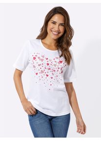 Classic Basics Shirt met korte mouwen (1-delig) dames t-shirts maat 42 wit