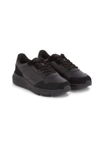 Tommy Hilfiger Sneakers met sleehak FASTON LTH MIX vrijetijdsschoen, veterschoen, lage schoen met gevoerde schacht heren lage sneakers maat 40 EU