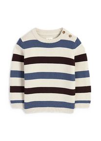 C&Amp;A Sweter niemowlęcy-w paski, Beżowy, Rozmiar: 74