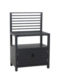 siena GARDEN Outdoorküche , Anthrazit , Metall , einzeln stellbar , 90x141x56 cm , Gartenmöbel, Loungemöbel