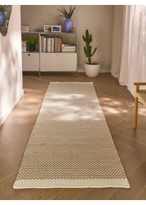benuta Pure Villa matto Runner Laura Beige 80x250 cm Ikat