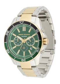 Armani Exchange Dames Analoog horloge goud / smaragd / zilver One Size